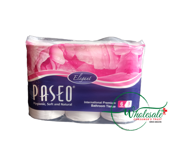Paseo Bathroom Tissue 6Roll 3ply