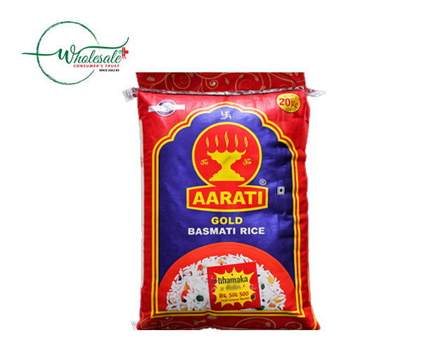 AARATI GOLD BASMATI RICE 20KG