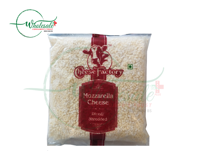 CHEESE FACTORY MOZARELLA DICED SHREDDED 2KG