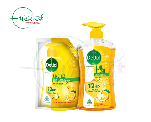 DETTOL LIME FRESH SHOWER GEL 500ML 