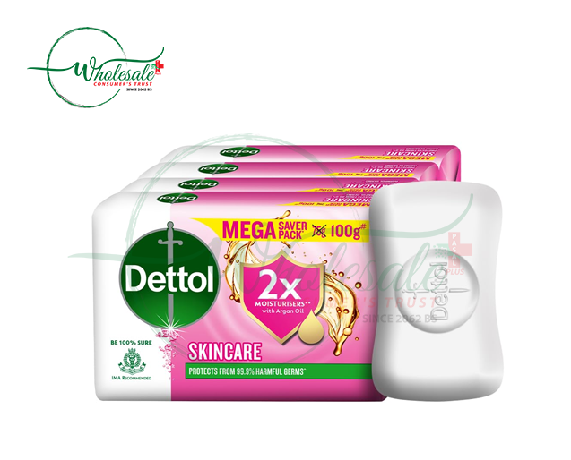 DETTOL SOAP SKIN CARE 100GM*4