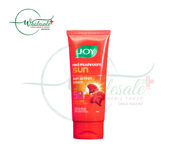 JOY RED MUSHROOM SUN SCREEN CREAM SPF50 60ML