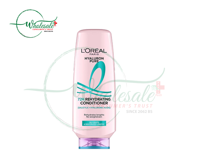 LOREAL HYALURON PURE REHYDRATING CONDITIONER 340ML