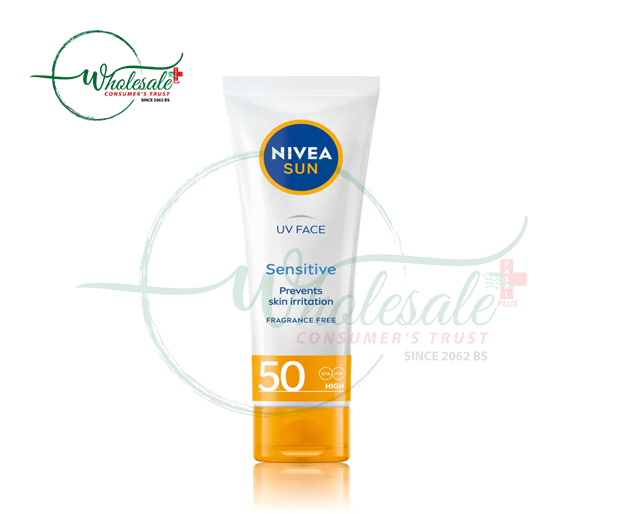 NIVEA SUN UV FACE WASH SENSITIVE SPF50 50ML