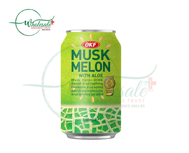 OKF MUSK MELON WITH ALOE 340ML