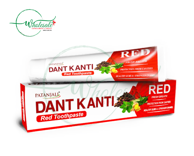 PATANJALI DANT KANT RED TOOTHPASTE 170GM 