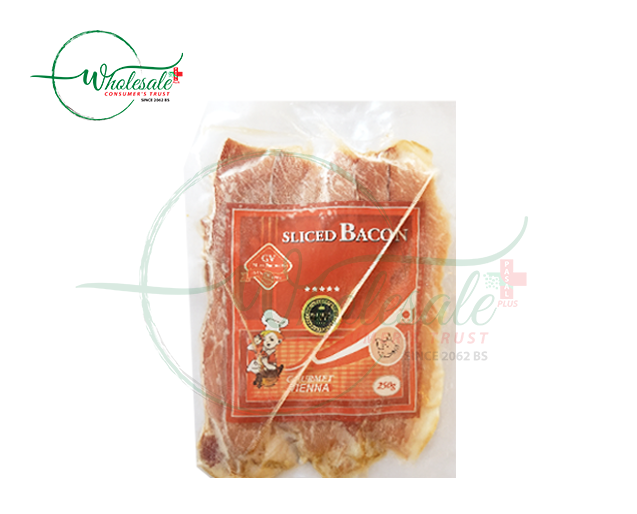 SLICED BACON PORK 250GM