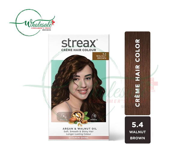 STREAX CREME HAIR COLOURS 50ML (5.4 WALLNUT BROWN)