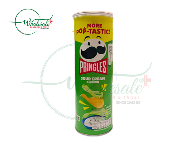 PRINGLES SOUR CREAM & ONION 102GM