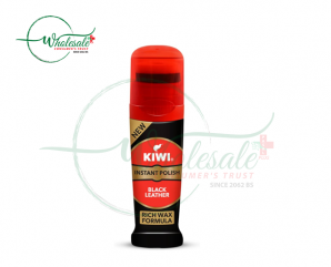 KIWI INSTANT POLISH BLACK LEATHER 75ML