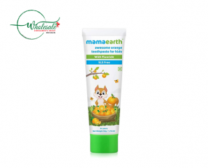 MAMAEARTH AWESOME ORANGE TOOTHPASTE FOR KIDS 50GM